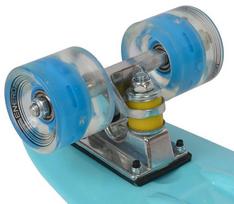 skateboard - Enero Plastic Skateboard 22'' With LED Mint 1007366 - 6 nuotrauka