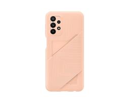 SAMSUNG Galaxy A23 5G, nugarėlė, su kortelių kišenėle, Peach