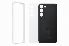 mobilieji telefonai samsung - SAMSUNG Galaxy S23 , nugarėlė, Black - 1 nuotrauka