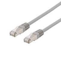 DELTACO S/FTP Cat6 patch, LSZH, 1,5m, 250MHz, pilkas / SFTP-611H