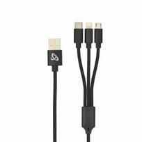 Sbox USB 2.0 8-pin/Type-C/Micro USB charging only 2.4A 1M BULK