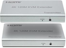 hdmi laidas 20m - HDMI praplėtėjas (extender) iki 120m, 4K - 3 nuotrauka
