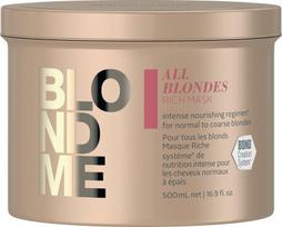 Schwarzkopf Professional Blond Me All Blondes Rich Mask Maitinamoji kaukė šviesintiems plaukams, 500ml