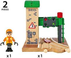 brio traukinys - BRIO RAILWAY šviesoforo stotelė, 33674000 - 4 nuotrauka