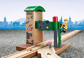 brio traukinys - BRIO RAILWAY šviesoforo stotelė, 33674000 - 5 nuotrauka