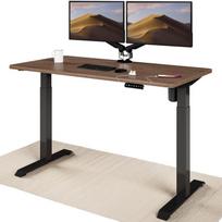 stalas desktronic - Desktronic HOME ONE, juodas/riešuto - 1 nuotrauka