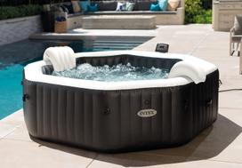 pripuciama vonia - Intex PureSpa™ Jet & Bubble Deluxe, 218x218x71 cm - 1 nuotrauka