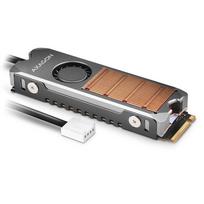 radiatorius 2280 - Axagon AXAGON CLR-M2FAN, varinis radiatorius su dviviečių SSD M.2 ventiliatoriumi, - 1 nuotrauka