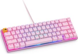 pink switch klaviatura - GMMK 2 Compact Glorious Fox Linear EN, rožinė - 2 nuotrauka