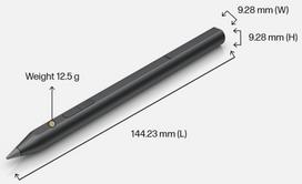 stilusas - HP MPP 2.0 Tilt Pen Juodas - 4 nuotrauka