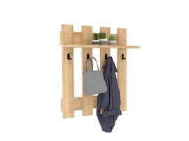 kabykla stovas - Drabužių kabykla Kalune Design Carina, ąžuolo - 2 nuotrauka