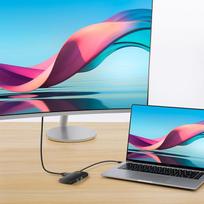 baseus usb c adapter - Jungčių stotelė / adapteris USB C kištukas - 2xUSB3.0, HDMI, USB C PD (krovimo) - 4 nuotrauka