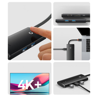 baseus usb c adapter - Jungčių stotelė / adapteris USB C kištukas - 2xUSB3.0, HDMI, USB C PD (krovimo) - 8 nuotrauka