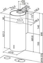 680 a - Faber Cylindra PLUS white Gloss A37 - 2 nuotrauka