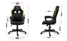 huzaro force - Force 2.5 RGB Carbon Mesh (Juodos) - 7 nuotrauka