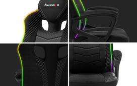 huzaro force - Force 2.5 RGB Carbon Mesh (Juodos) - 8 nuotrauka