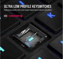 corsair k100 rgb - Corsair Gaming K100 AIR Cherry MX ULTRA Anglų (US), juoda - 10 nuotrauka