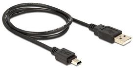 usb type b - Delock Cable USB / USB-mini Black 0.70m - 2 nuotrauka