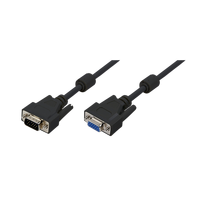 vga cable - Kabelis LOGILINK VGA CV0006 5 m, juodas - 1 nuotrauka