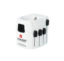 adapteris uk kistukas - Skross 230V 7A PRO kištukai AU/CN/UK/US/IT - lizdas EU - 1 nuotrauka