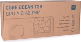 processoriu ausintuvas - Alphacool Core Ocean T38 AiO 420mm - 6 nuotrauka