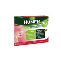 kolagenas ir hialurono rugstis -  HUMER DAY/NIGHT nosiai ir gerklei, 15vnt. - 2 nuotrauka