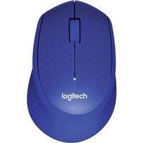 logitech silent mouse blue - Logitech M330 Silent Plus Blue (Mėlynas) - 1 nuotrauka