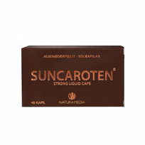 NATURA MEDIA SUNCAROTEN STRONG, 40 minkštų kapsulių