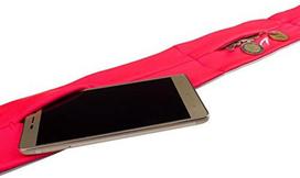 dirzas begimo - Avento Sports Waist Belt, rožinė, M - 4 nuotrauka