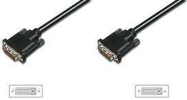 dvi cable - Assmann Cable DVI-D / DVI-D Black 0.5m - 2 nuotrauka