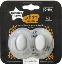 tommee tippee ciulptukai 6 - TOMMEE TIPPEE ortodontiniai čiulptukai Urban Style 0-6m, 2vnt., 43341865 - 2 nuotrauka