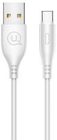 Usams U18 Flexi PVC USB To USB Type-C Cable 1m White