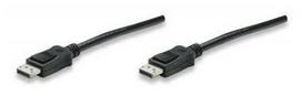 display port laidas - Techly Cable DisplayPort / DisplayPort Black 5m - 2 nuotrauka