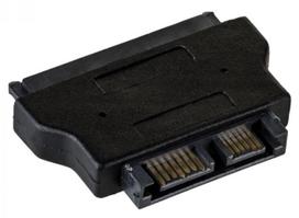sata male female - Akyga Adapter SATA / SATA Black Black - 3 nuotrauka