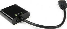 hdmi to vga - Techly 306493 HDMI to VGA with Audio Converter - 2 nuotrauka