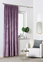 uzuolaidos 260 - Naktinės užuolaidos Splendid Velluto GZ-VELUTT-140/260-FI, violetinės, 140 cm x 260 cm - 2 nuotrauka