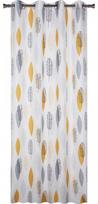 baltosios garstycios - Naktinės užuolaidos Splendid Acoma GZ-ACOMAK-140/260-DR, baltos/pilkos/garstyčios, 140 cm x 260 cm - 1 nuotrauka