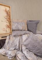 balta paklodes - Patalynės užvalkalų komplektas Mijolnir Amentes, baltas/pilkas/smėlio, 200x220 - 3 nuotrauka