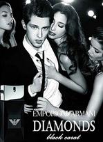 armani diamonds vyriski - Emporio Armani Diamonds Black Carat 50 ml EDT - 2 nuotrauka