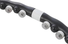 gimnastikos lankas - Gimnastikos lankas Bradex Professional With Magnet, 1000 mm, 1 kg, rožinė/pilka - 3 nuotrauka
