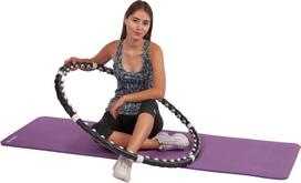 gimnastikos lankas - Gimnastikos lankas Bradex Professional With Magnet, 1000 mm, 1 kg, rožinė/pilka - 8 nuotrauka