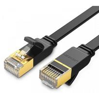 ethernet cable - Ugreen Ethernet patchcord flat cable RJ45 Cat 7 STP 10Gbps 10m Black - 1 nuotrauka