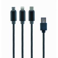 AmberIn 8-pin Lightning / USB C / Micro USB - USB A 1 m (84062)