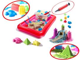 kinetinis smelis - Kinetinis smėlis Kinetic Sand Set IKONKX9511, įvairių spalvų - 2 nuotrauka