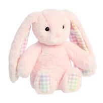 zaislai zuikis - AURORA Pliušinis rožinis zuikis, 18 cm - 2 nuotrauka