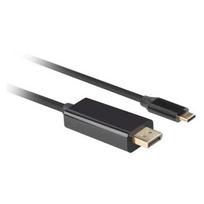 Lanberg CA-CMDP-10CU-0030-BK USB-C to DisplayPort Cable 3 m Black
