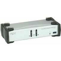 displayport 2.1 kabelis - ATEN 2-Port USB 3.0 DisplayPort KVMP Switch (Cables included) - 1 nuotrauka