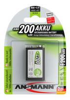6f22 - Ansmann 200mAh maxE E-Block Nikelio-metalo hidridas (NiMH) - 2 nuotrauka