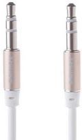 3.5 mm to 3.5 mm kabelis - Remax L100 3.5mm Aux Jack Cable 1m White - 1 nuotrauka