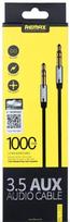 3.5 mm to 3.5 mm kabelis - Remax L100 3.5mm Aux Jack Cable 1m White - 3 nuotrauka